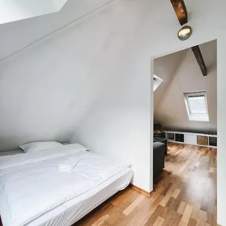 דירה Cozy Ap With Loft, Own Parking ברגן